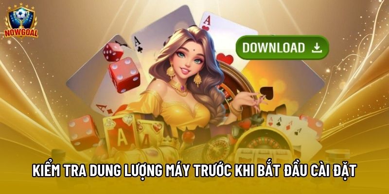 Kiểm tra dung lượng máy trước khi bắt đầu cài đặt